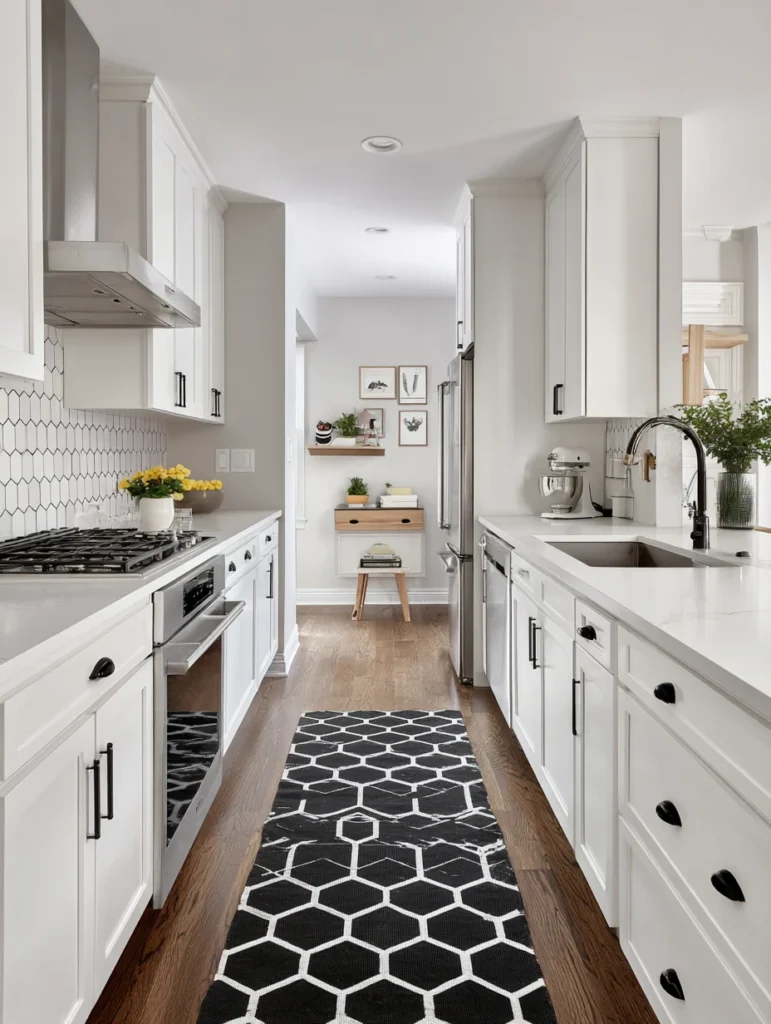 Scandinavian Kitchen Design Ideas: Use Geometric Patterns Sparingly