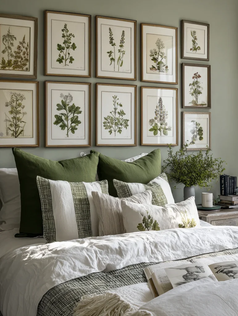 Aesthetic Irish Bedroom Ideas: Incorporate Botanical Prints of Irish Native Plants