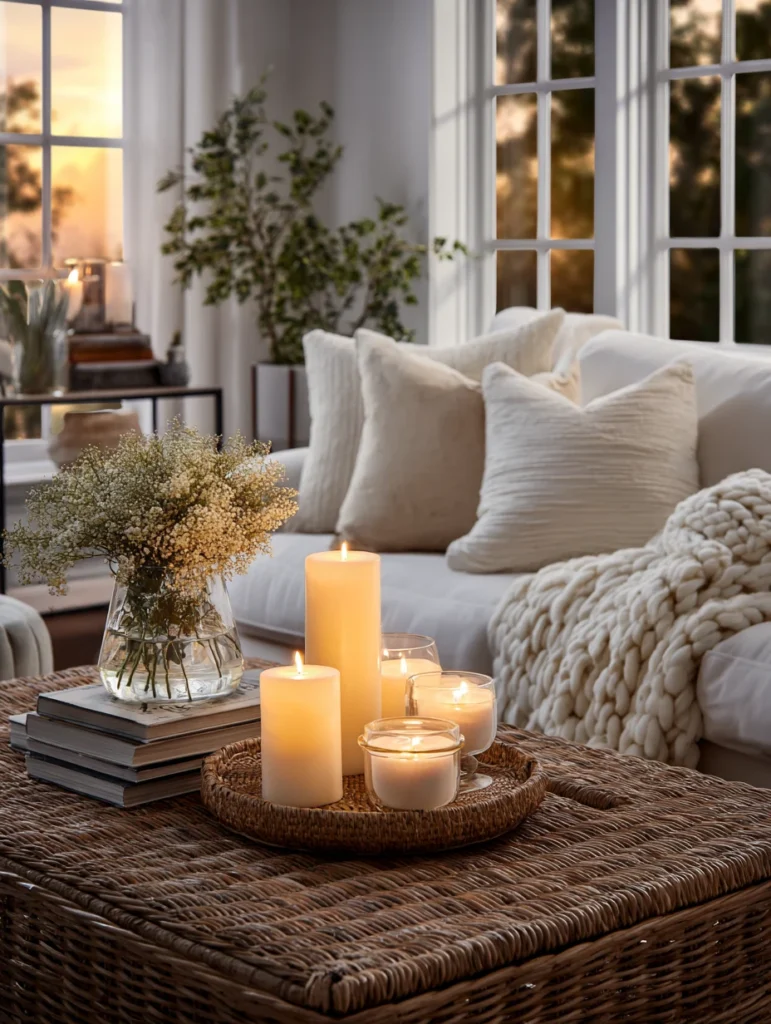 Irish Coffee Table Styling Ideas: Light Up with Irish Linen-Scented Candles