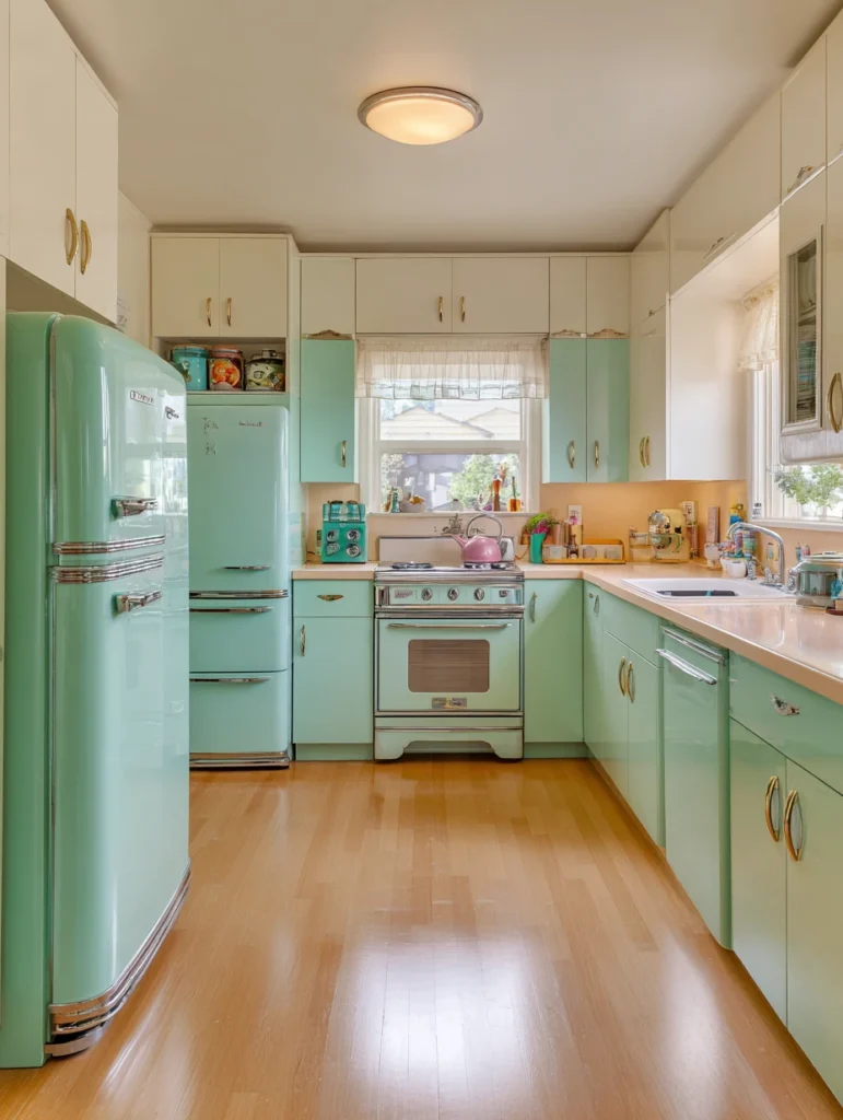 Mid-Century Modern Kitchen Ideas: Choose Streamlined Appliances