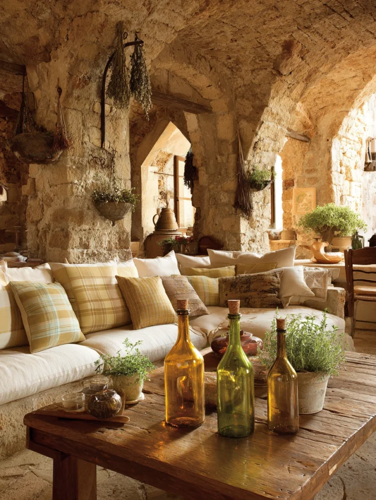 Italian Coffee Table Styling Ideas: Incorporate Vintage Italian Wine Bottles