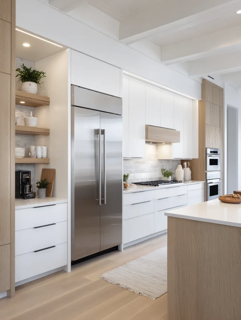 Scandinavian Kitchen Design Ideas: Opt for Integrated Appliances