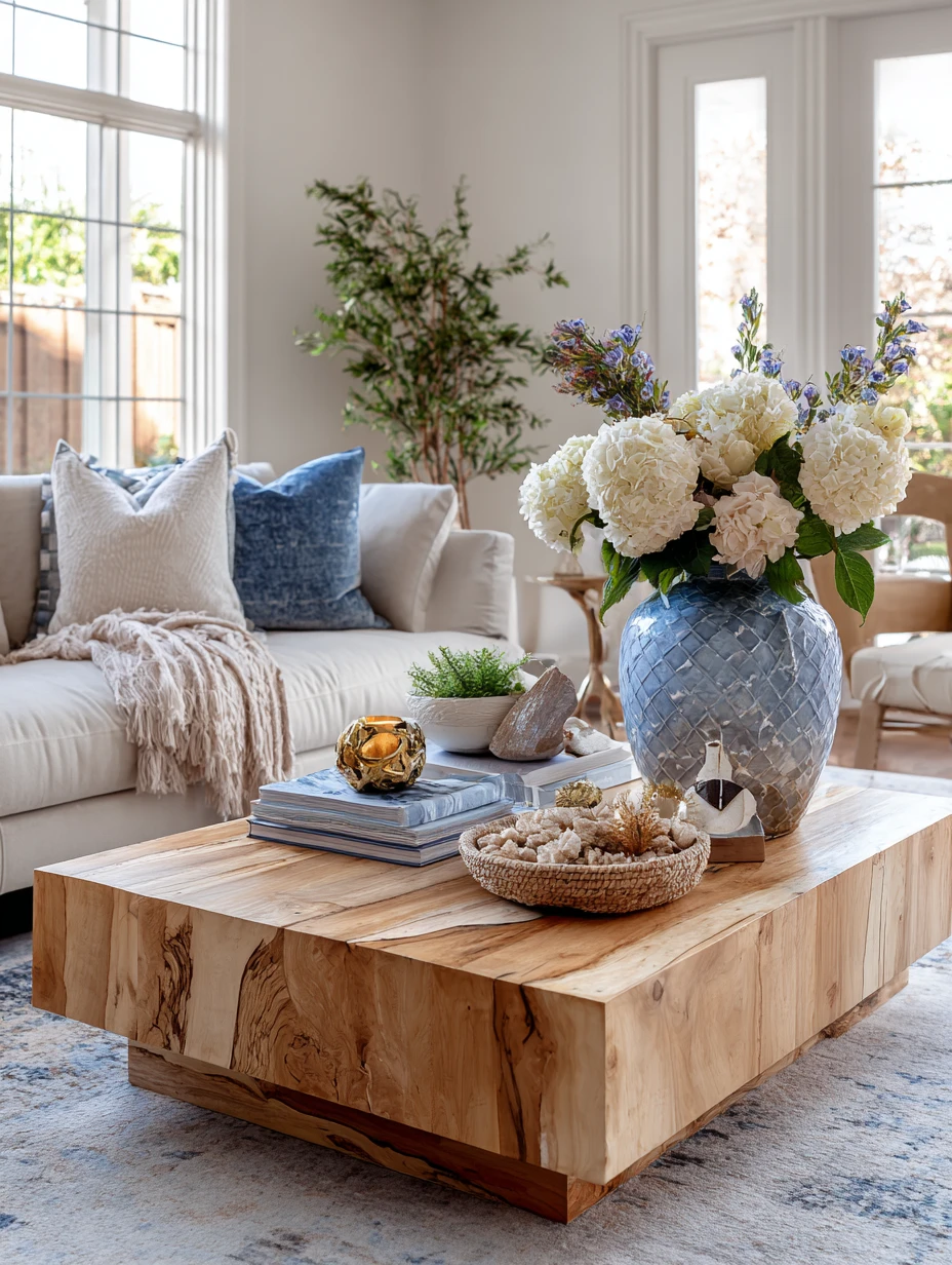 Mediterranean Coffee Table Styling Ideas