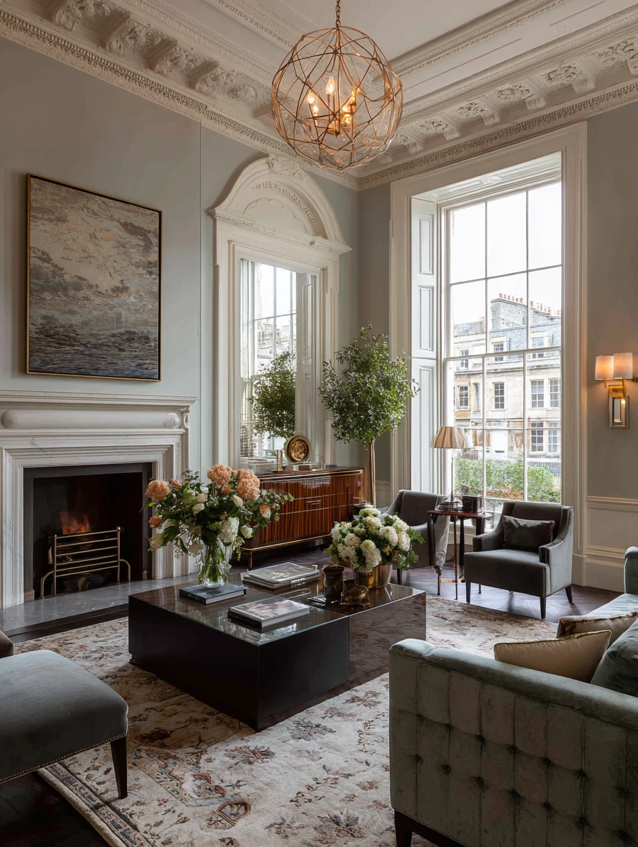 Modern Victorian Living Room Design Ideas