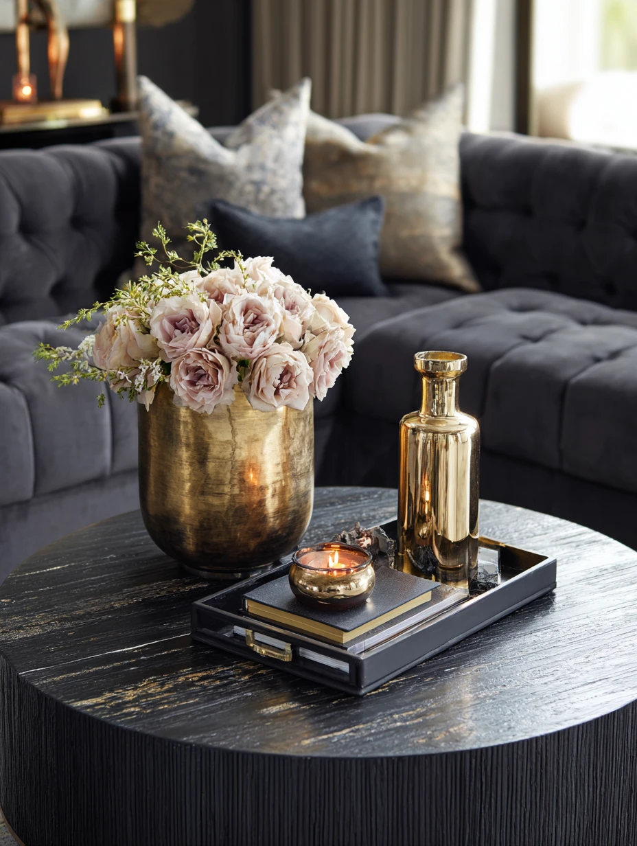 Round Coffee Table Styling Ideas