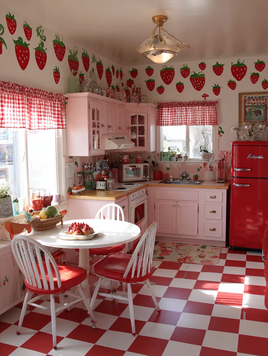 Strawberry Kitchen Decor Ideas