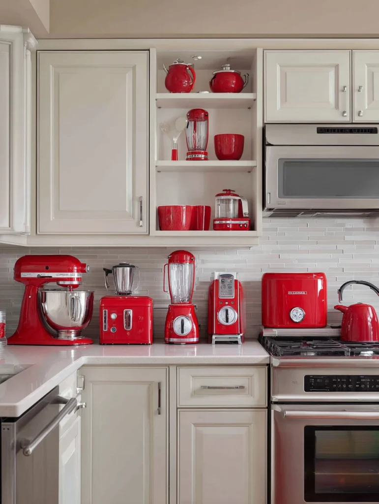 Red Kitchen Decor Ideas: Red Small Appliances Collection