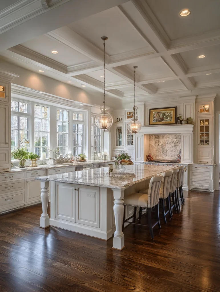 Elegant Kitchen Ideas: Crown Molding and Architectural Details