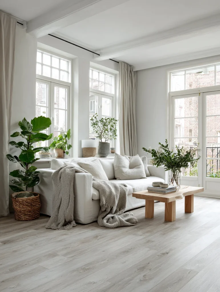 Grey Flooring Living Room Ideas: Embrace Scandinavian Simplicity
