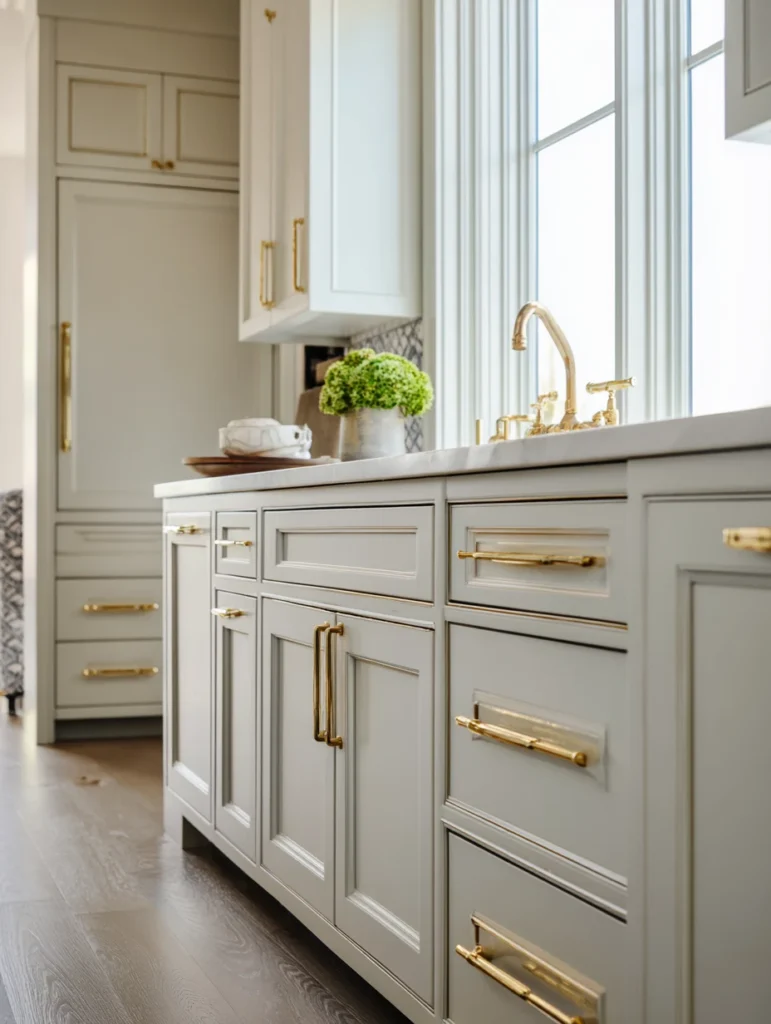 Elegant Kitchen Ideas: Cabinet Hardware That Speaks Volumes