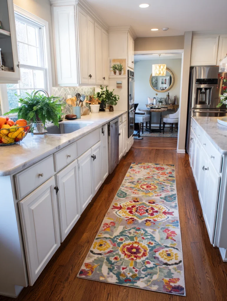 Kitchen Ideas on a Budget: Add a Kitchen Runner or Rug