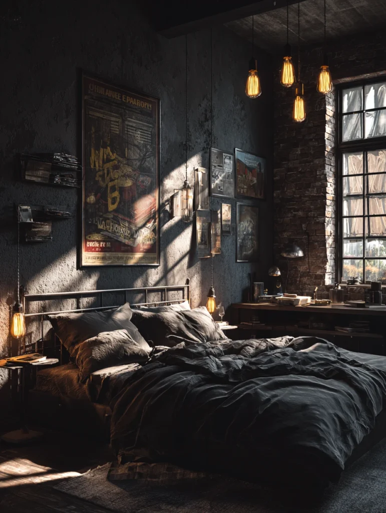 Aesthetic Grunge Room Ideas: Use Edison Bulb Lamps for Ambient Lighting