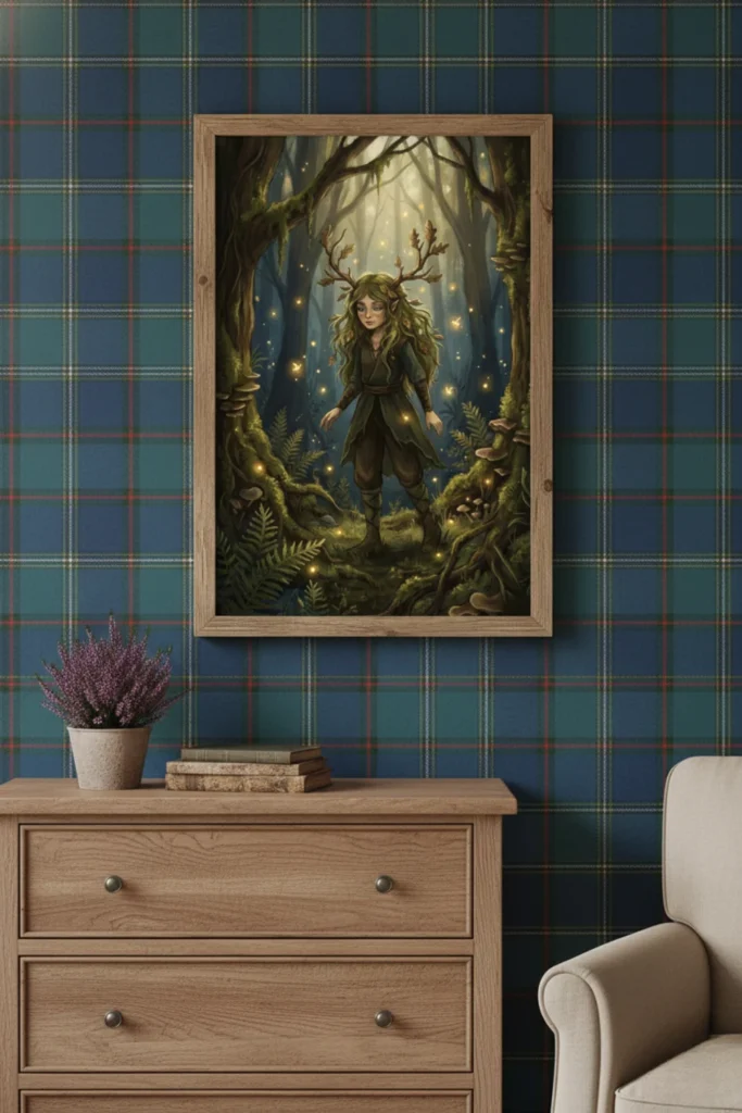 Bedroom Wall Art Ideas: The Woodland Nymph Wall Art Print