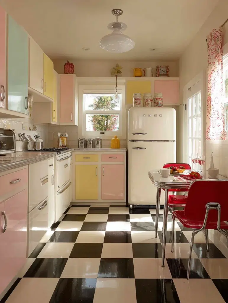 1 Checkerboard Floors