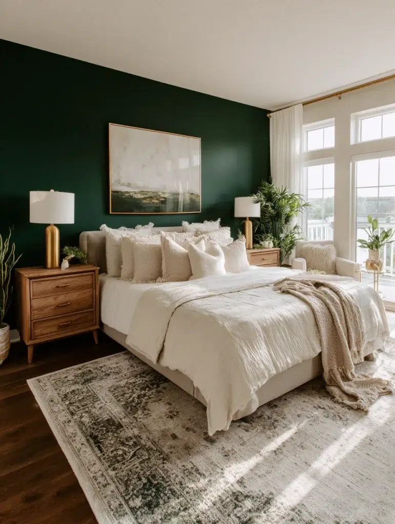 1 Emerald Green Accent Wall