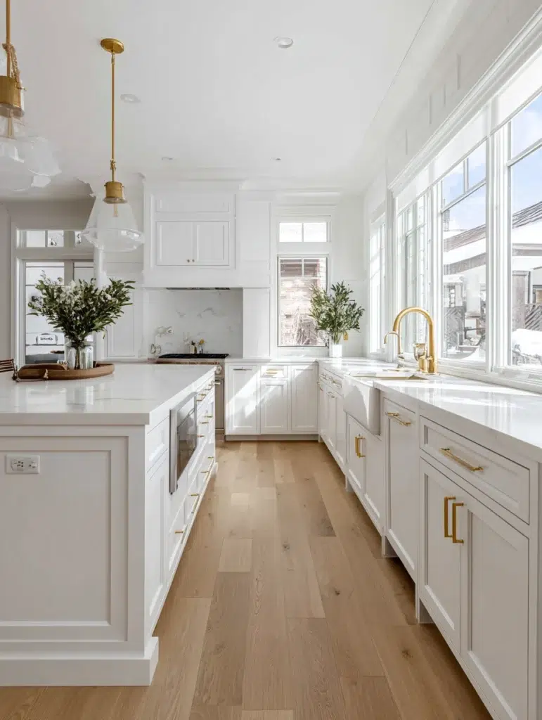 1 Shaker Style White Cabinets