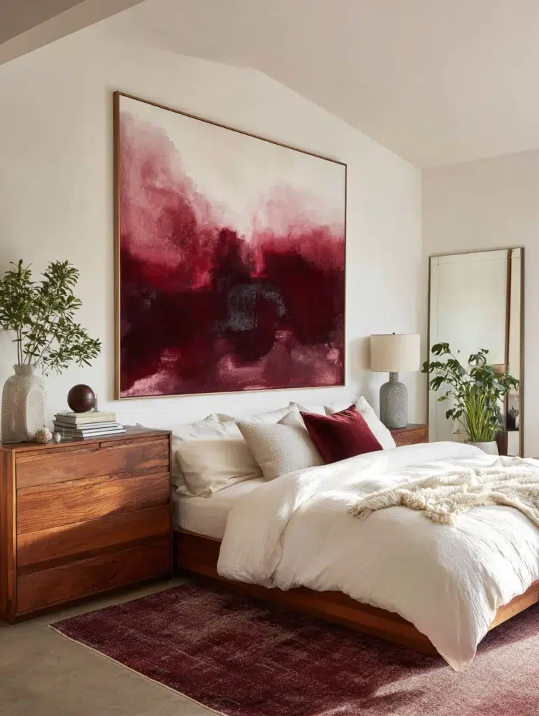 10 Burgundy Wall Art
