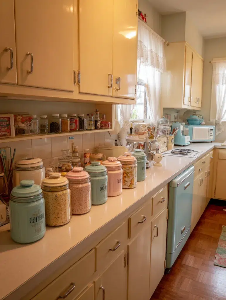 10 Vintage Canisters