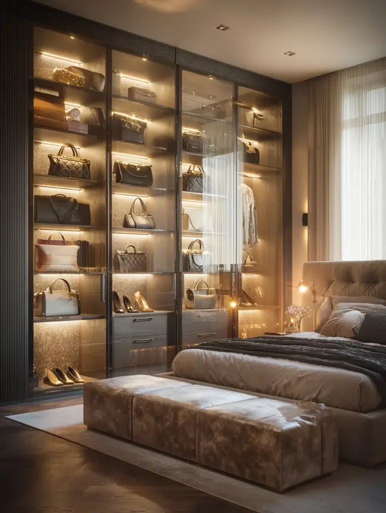 10 Wardrobe with Glass Display