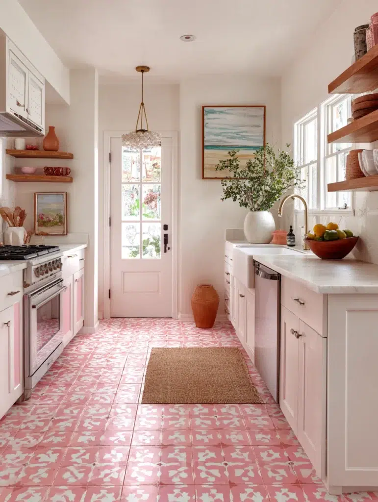 11 Pink Moroccan Style Floor