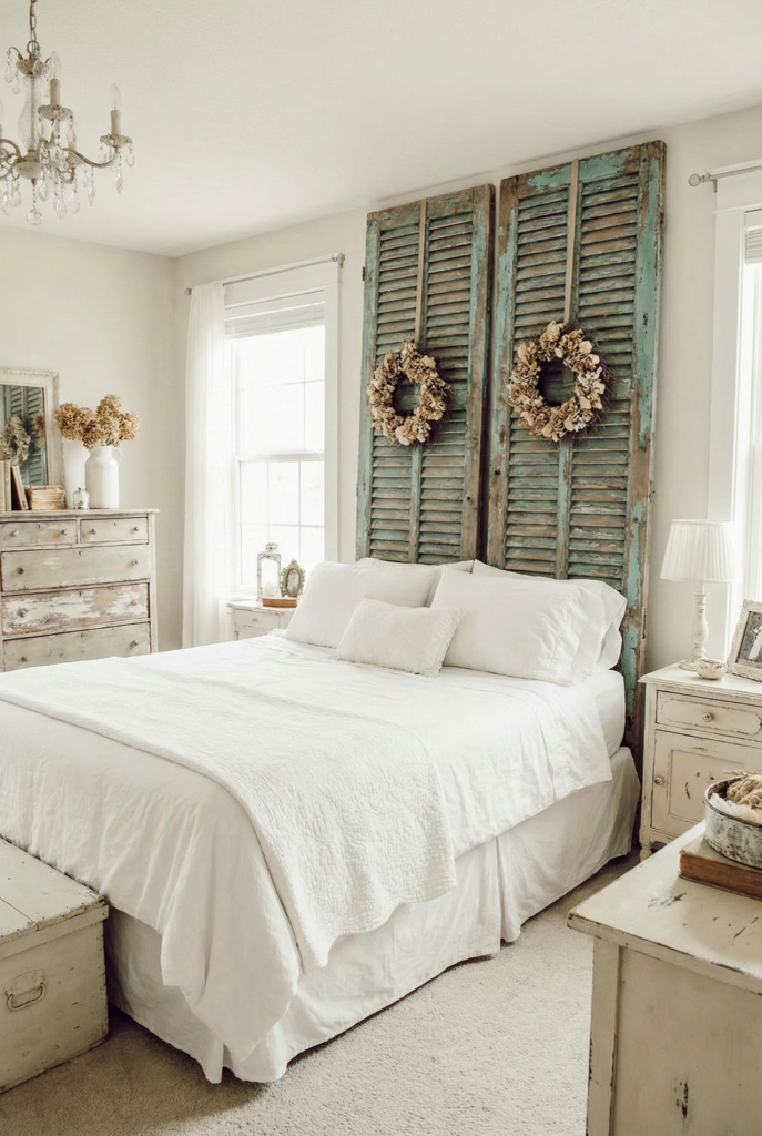 12. Shutters as Wall Decor