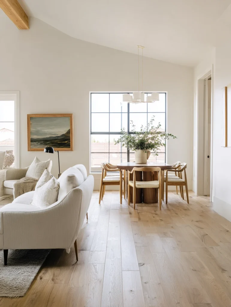 Small Living Room Dining Room Combo Ideas: Choose Furniture With Exposed Legs