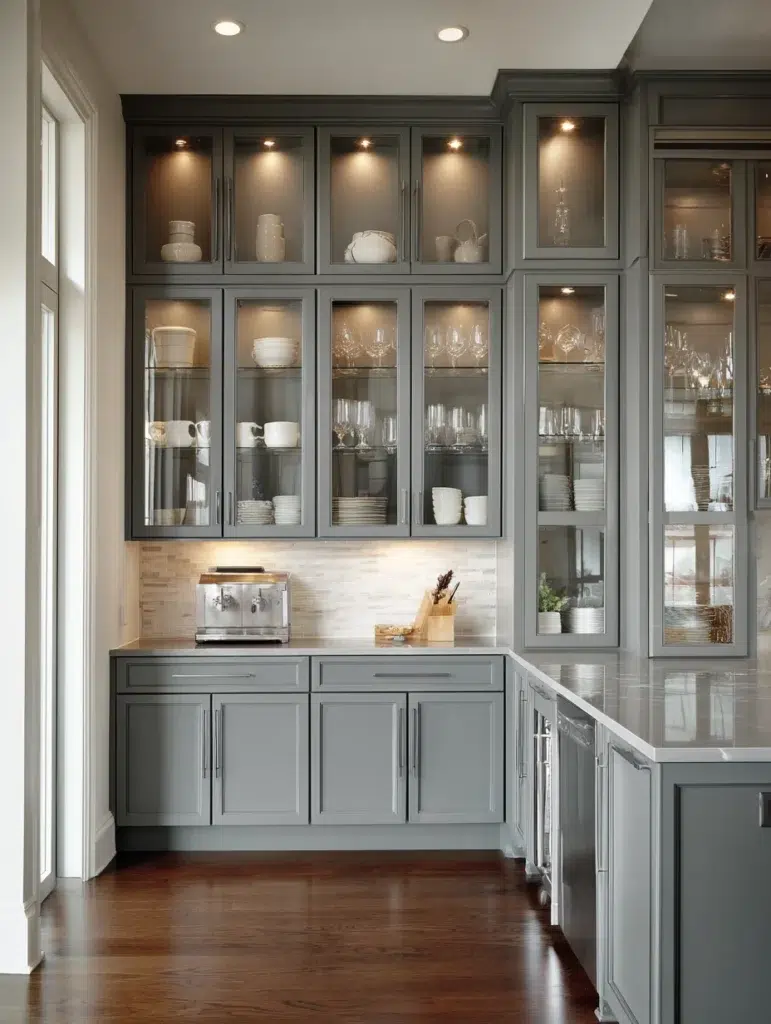 13 Matte Grey Cabinets