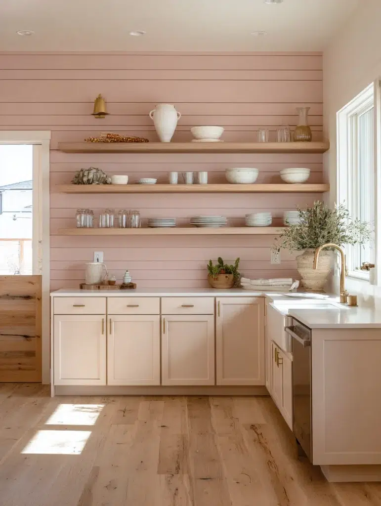13 Soft Pink Shiplap