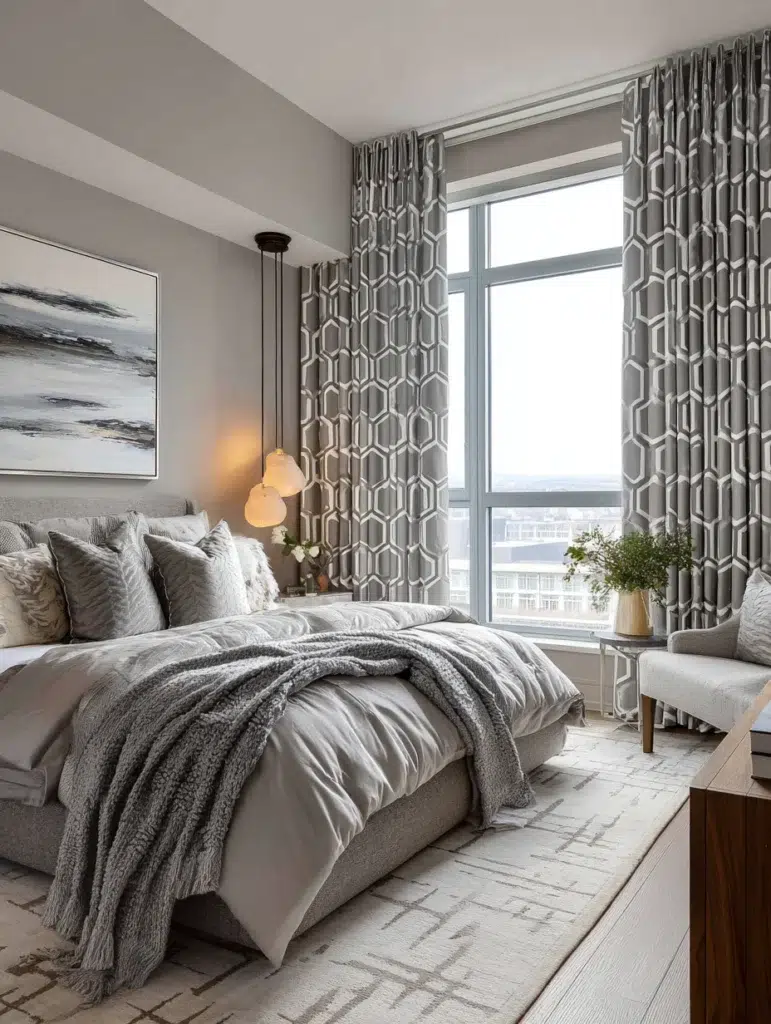14 Geometric Print Curtains