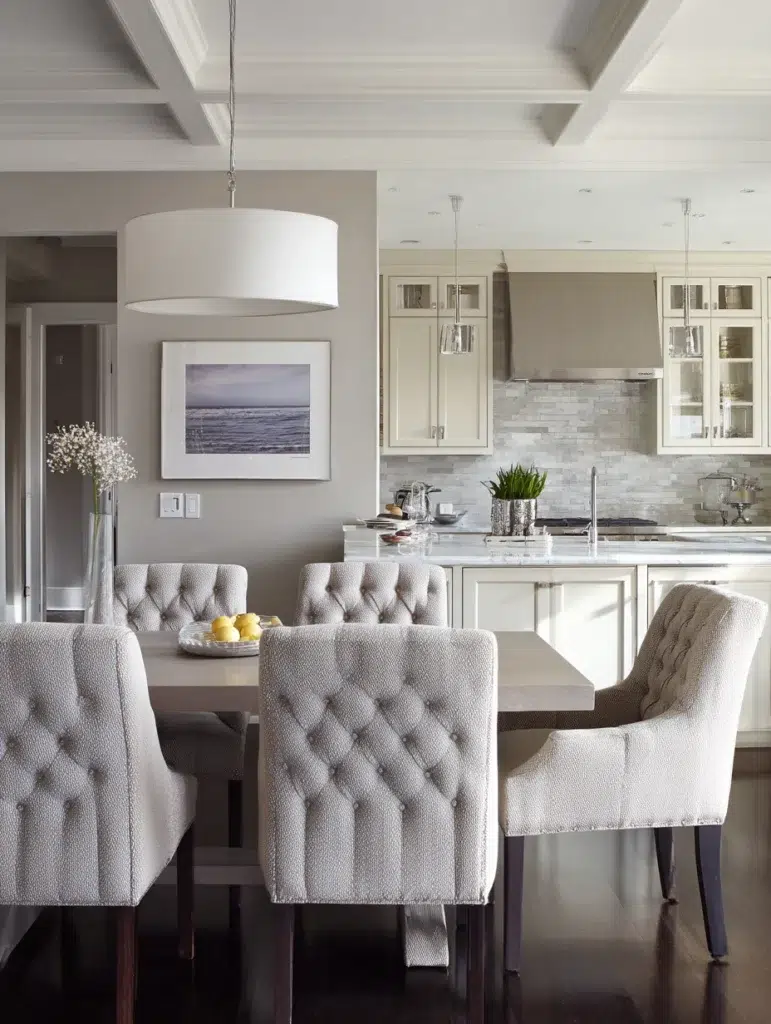 14 Tufted Back Dining Chairs