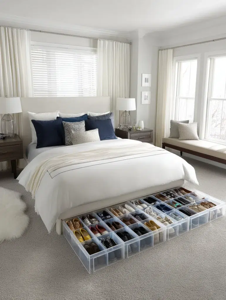 14 Underbed Shoe Organizer