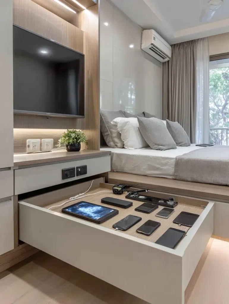 14 Wardrobe with Charging Station