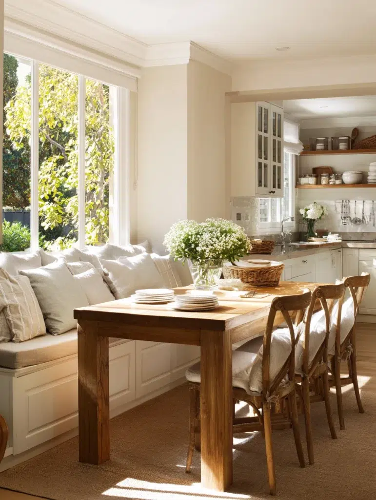 15 Bench with Removable Cushions