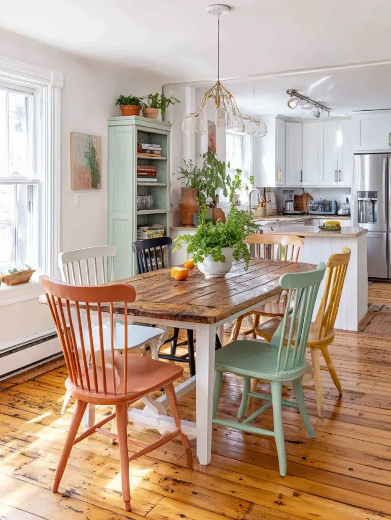15 Painted Wooden Chairs