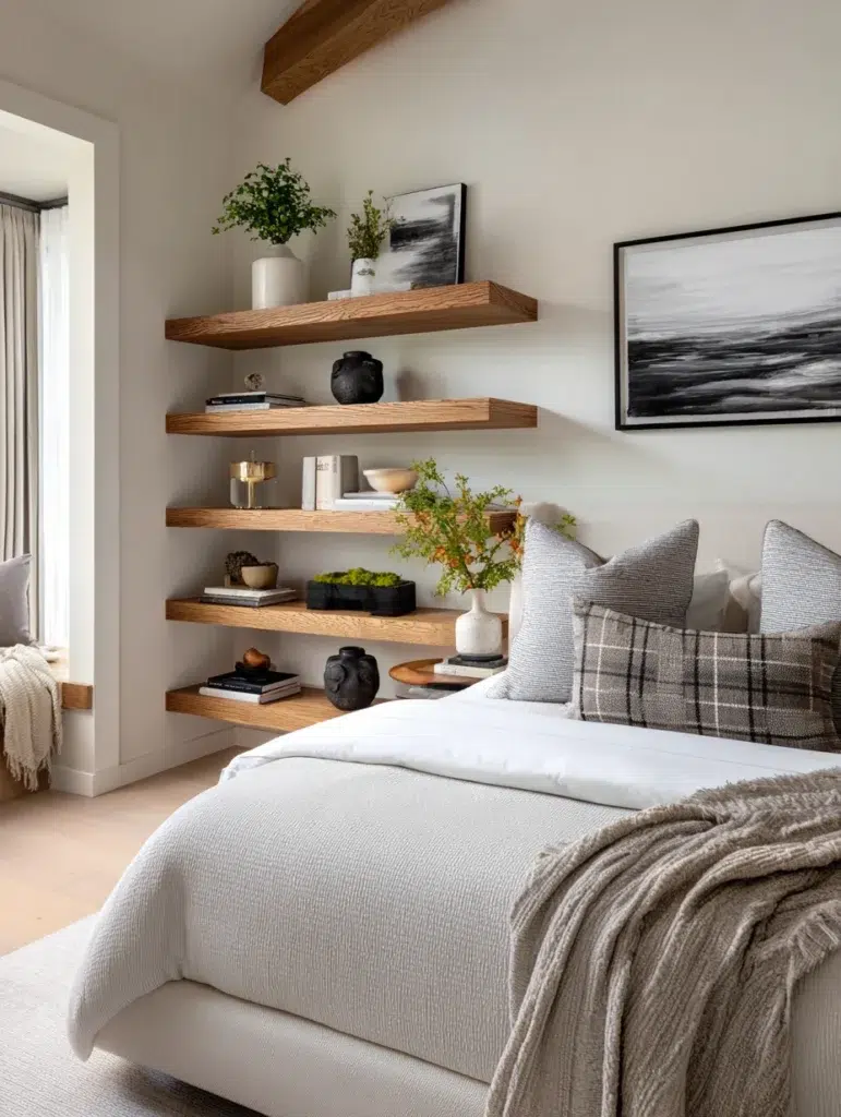 17 Install Floating Shelves