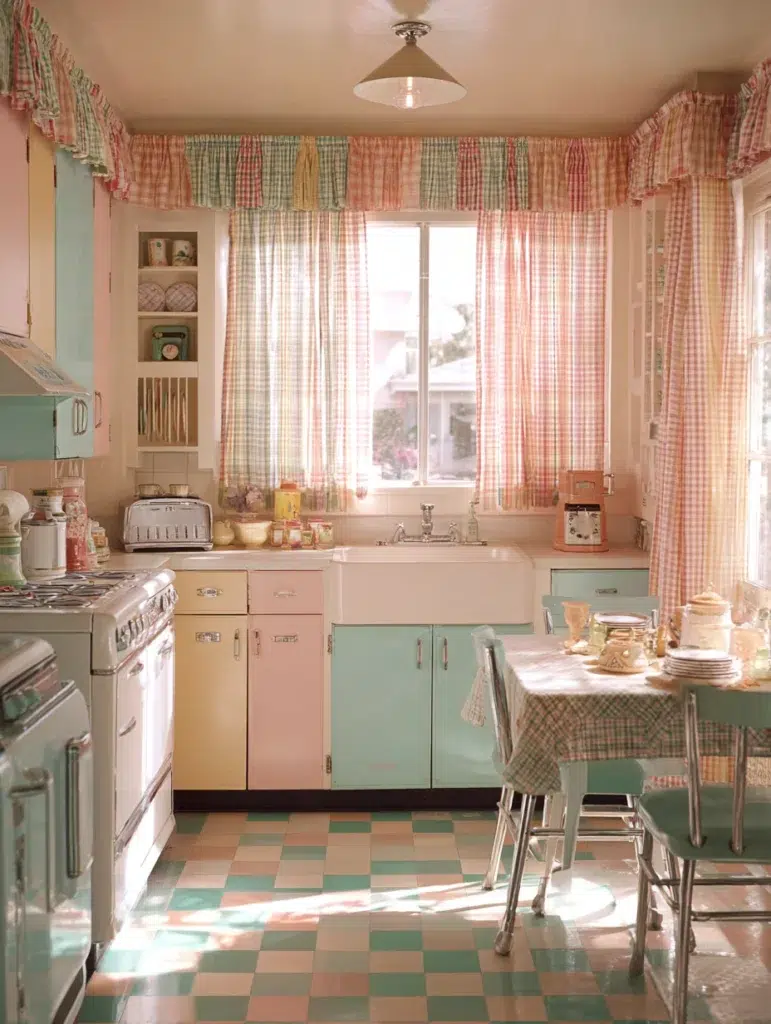 18 Curtains with Retro Patterns