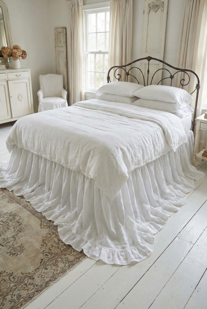 18. Ruffled Bed Skirts