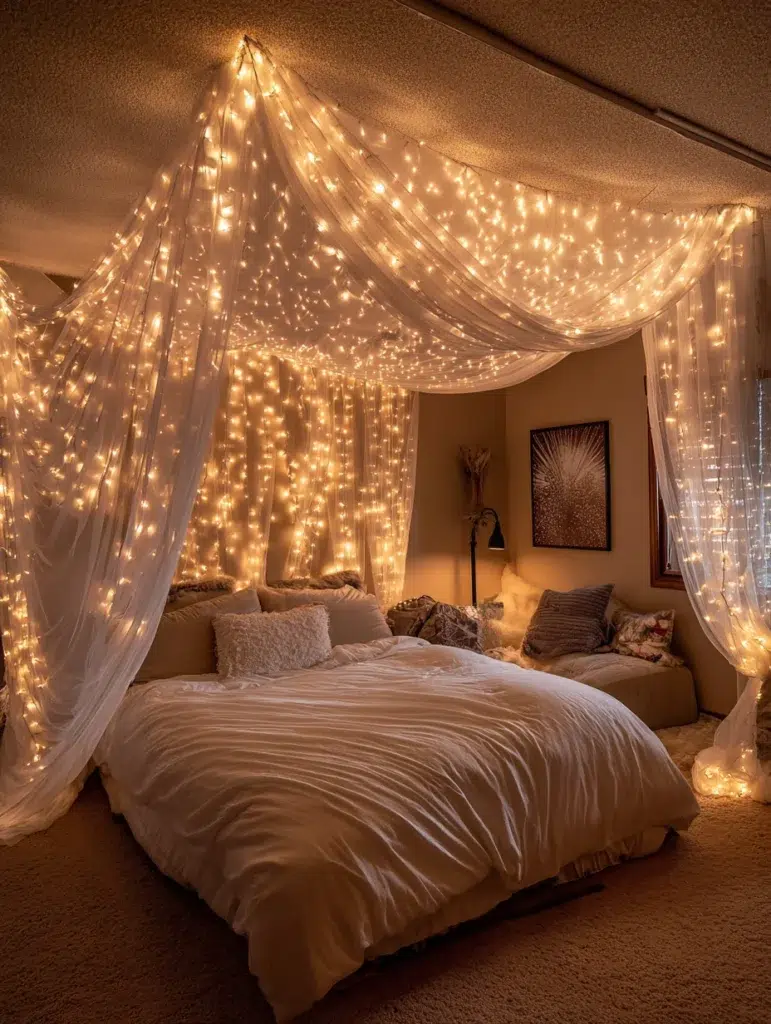 2 Fairy Light Canopy Magic