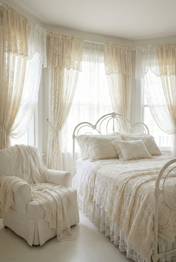 2. Layers of Vintage Lace