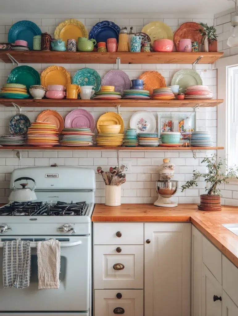 3 Open Shelving Displaying