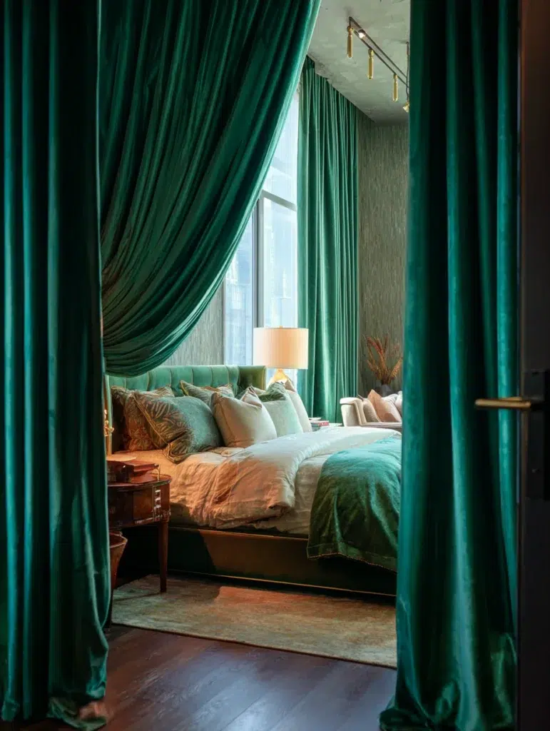4 Velvet Curtains