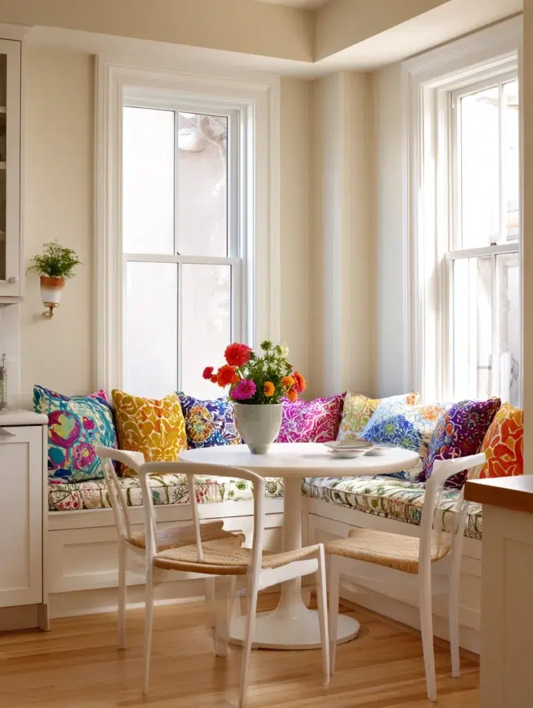 7 Bold Patterned Bench