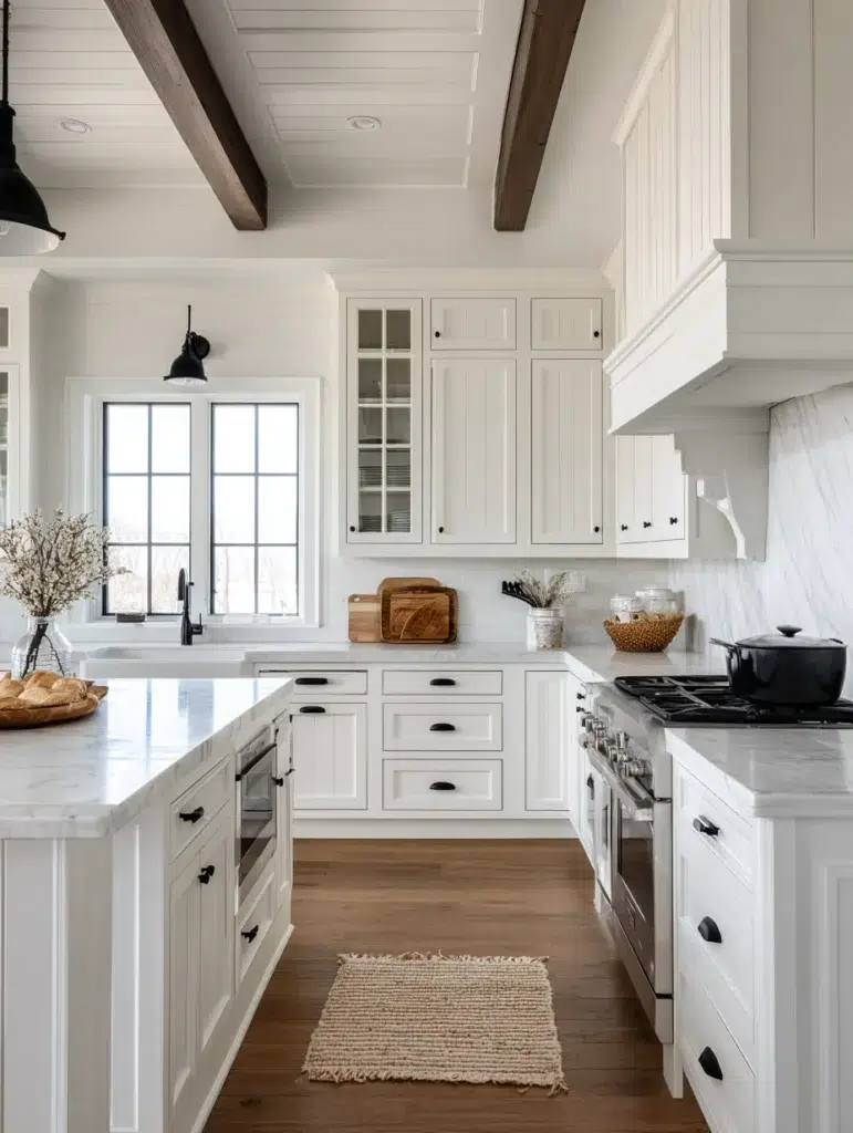 7 Vintage Inspired White Cabinets