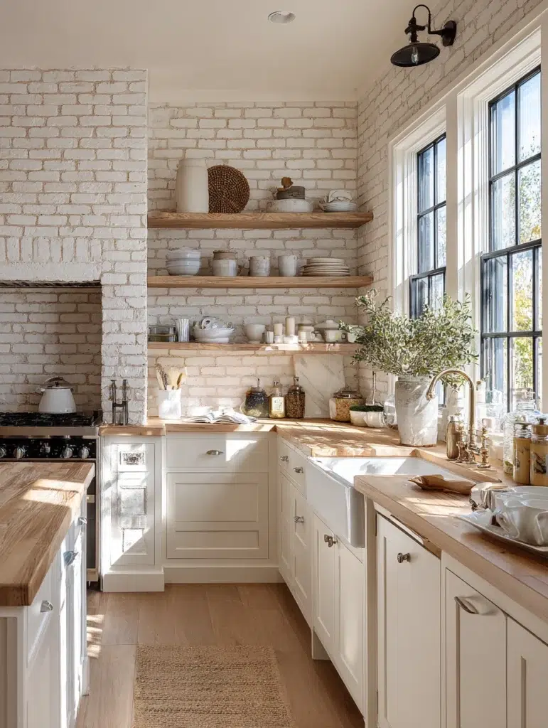 8 Painted Brick Exposed