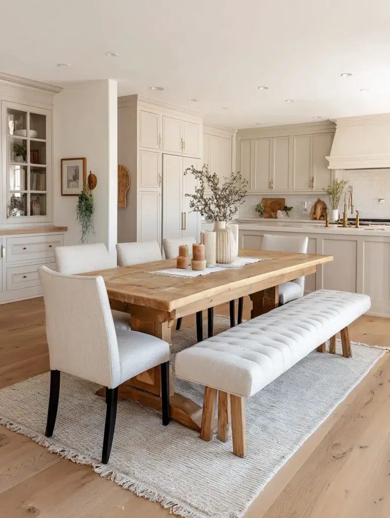 8 Upholstered Dining Benches