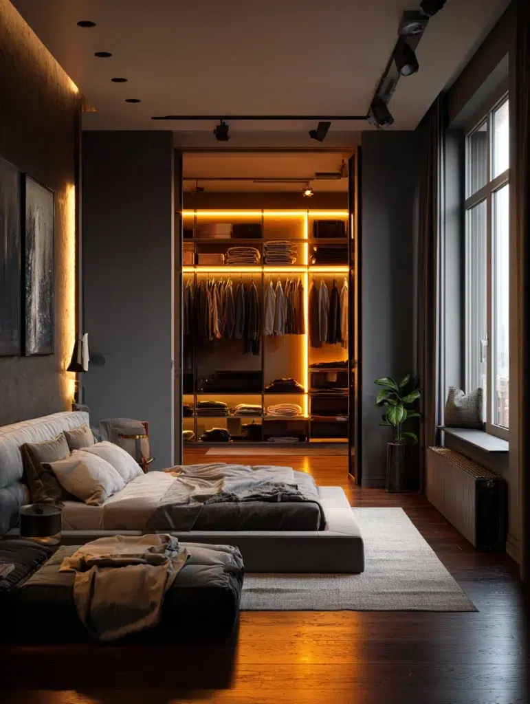 8 Wardrobe with LED Lighting