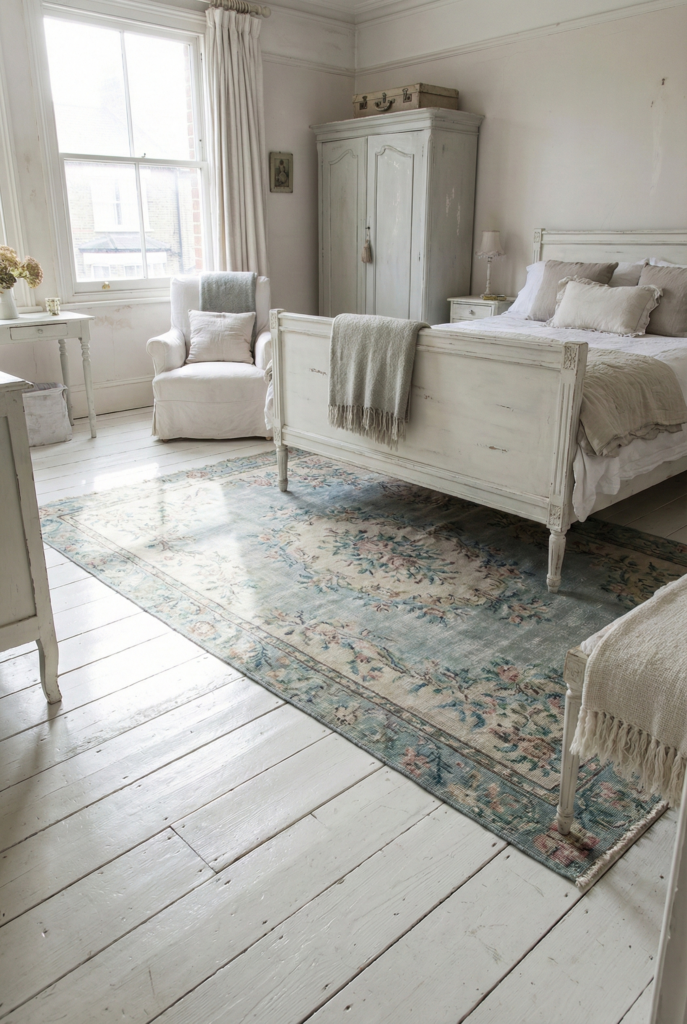 8. Painted Floorboards