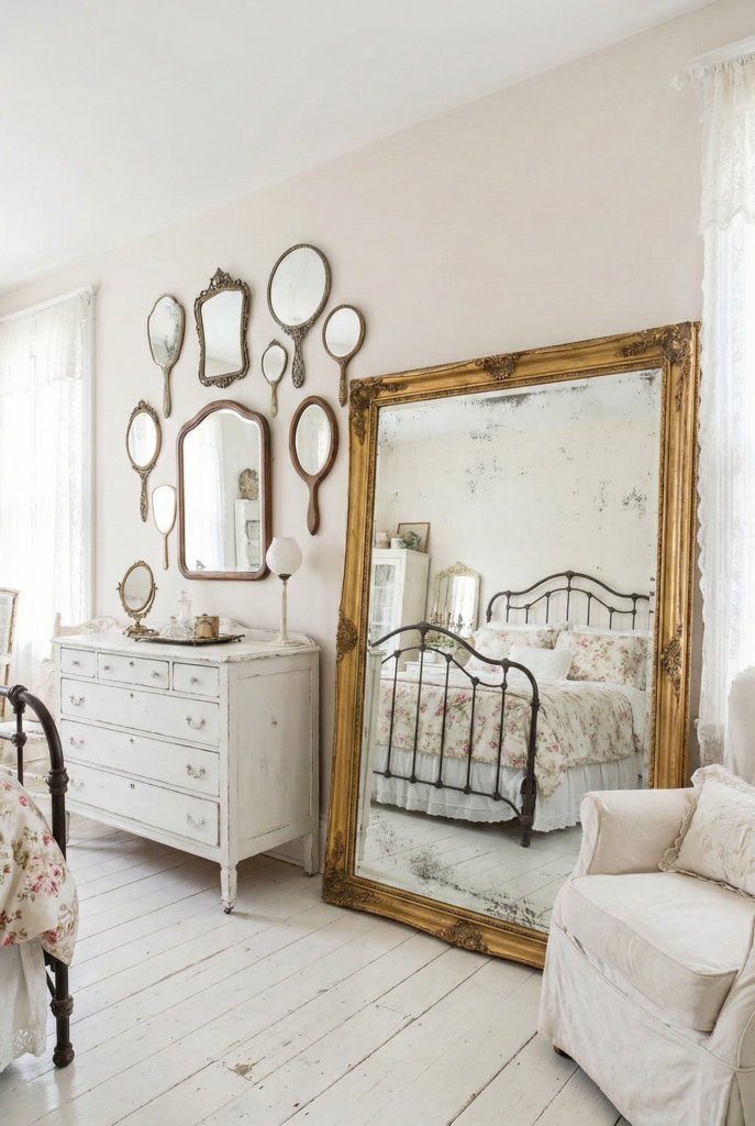 9. Vintage Mirrors