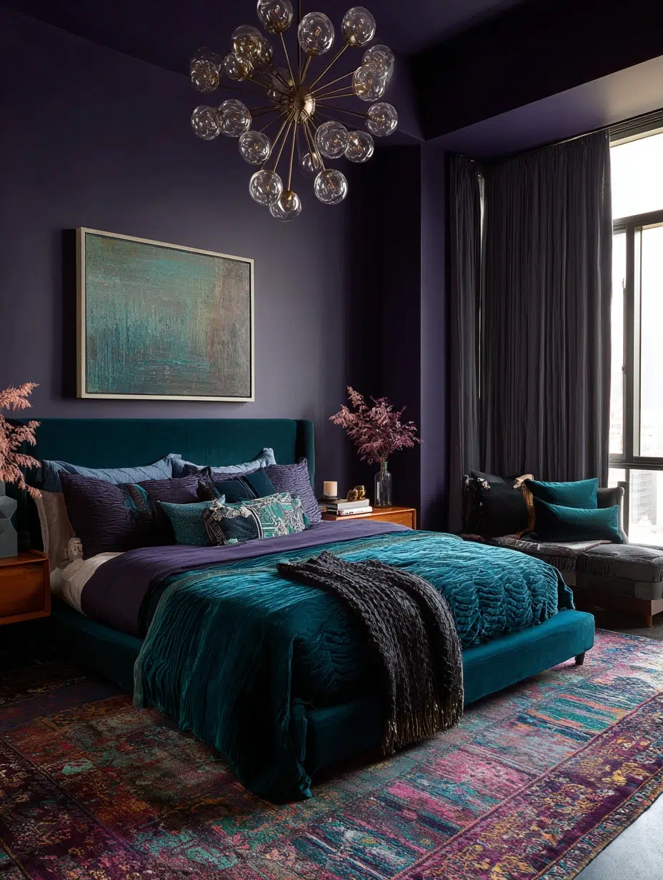 Jewel Tone Bedroom Ideas