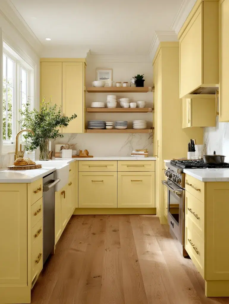 1 Butter Yellow Cabinets